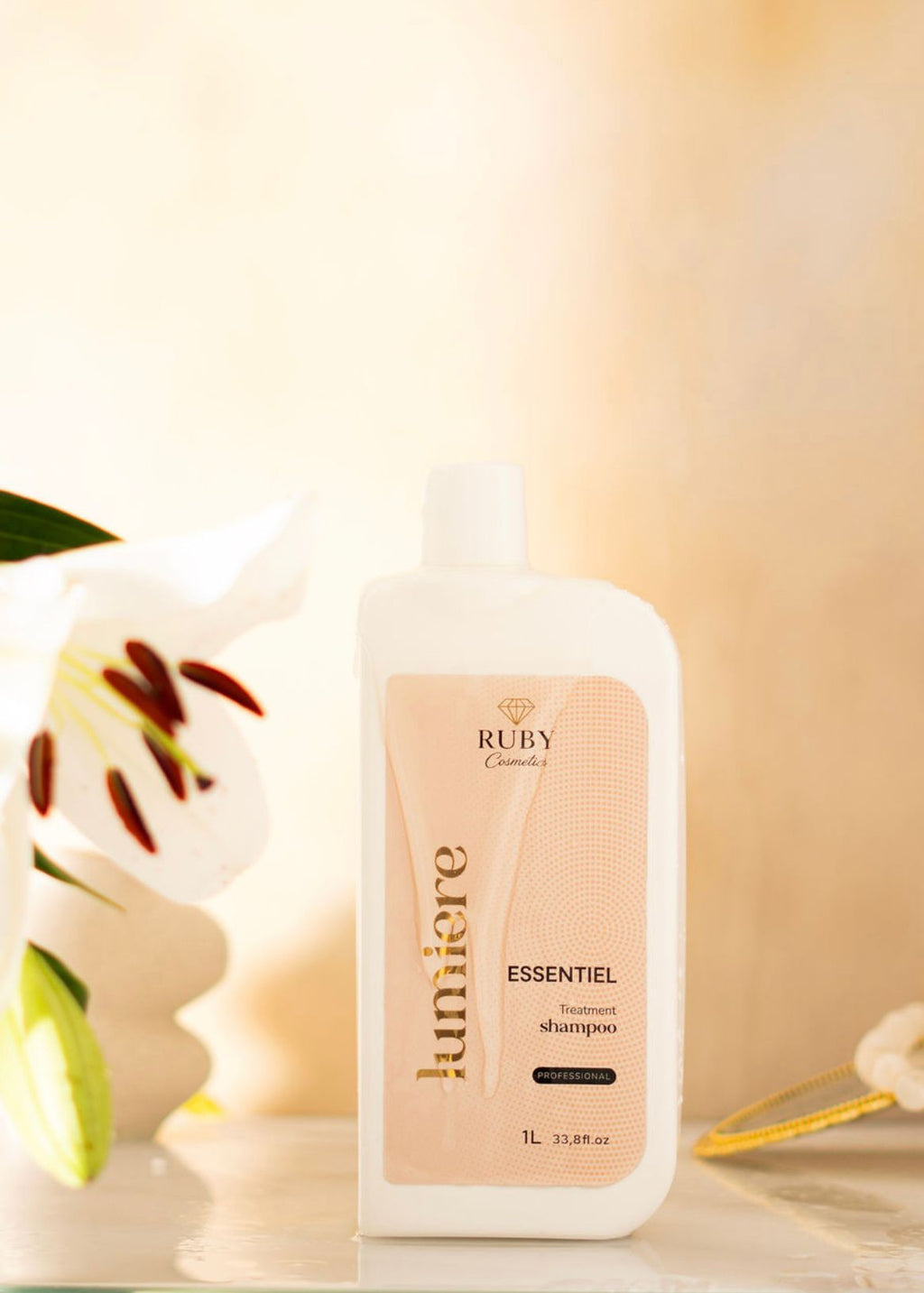 Shampoo Essentiel 1L – Treatement - Lumière  -  Ruby Cosmetics