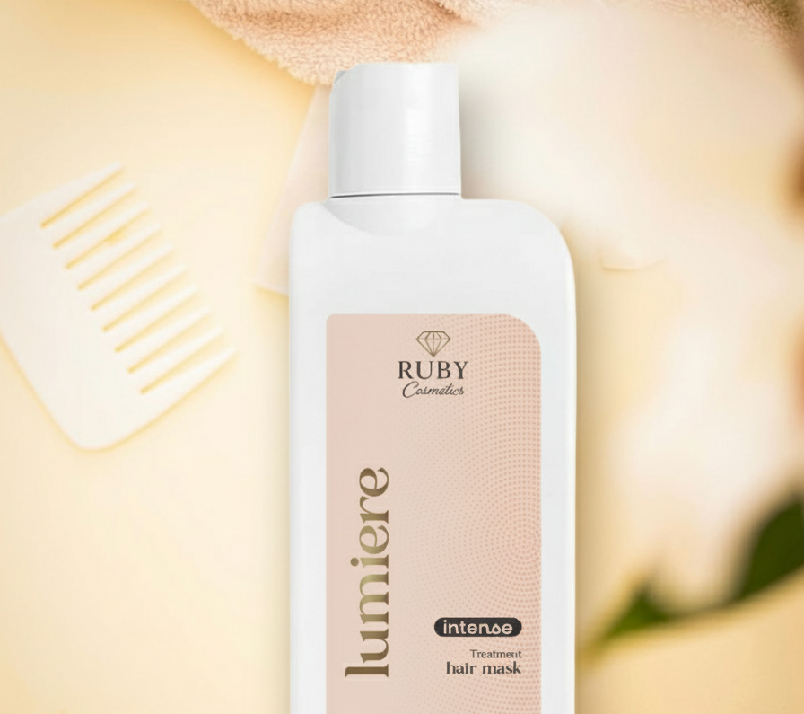 Masque Capillaire Hydratant Antifrizz – Lumière Intense - 300 g – Ruby Cosmetics