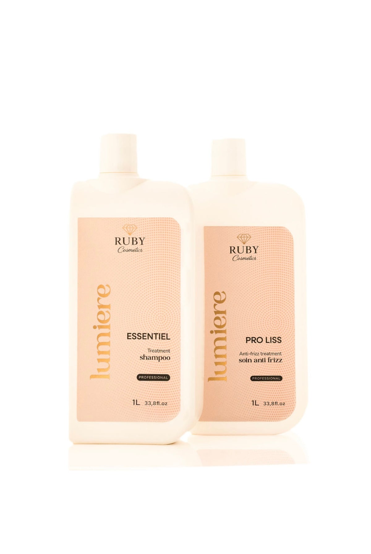 Kit Lumiere 1L - Shampooing + Lissage - Ruby Cosmetics