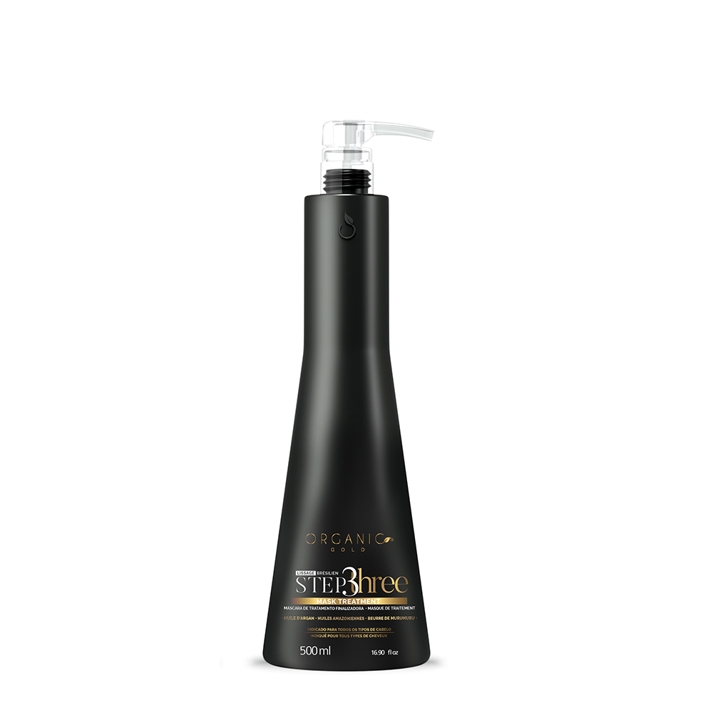 Masque Capillaire 500ml – Step 3 – Reconstruction Profonde – 500 ml – Organic Gold